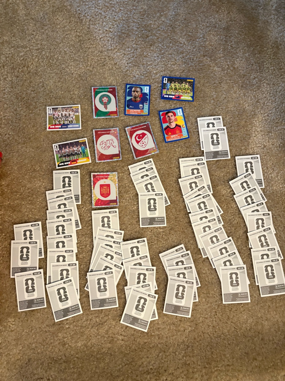 FIFA World Cup 2026 Panini Sticker Tube - with book and 61 stickers